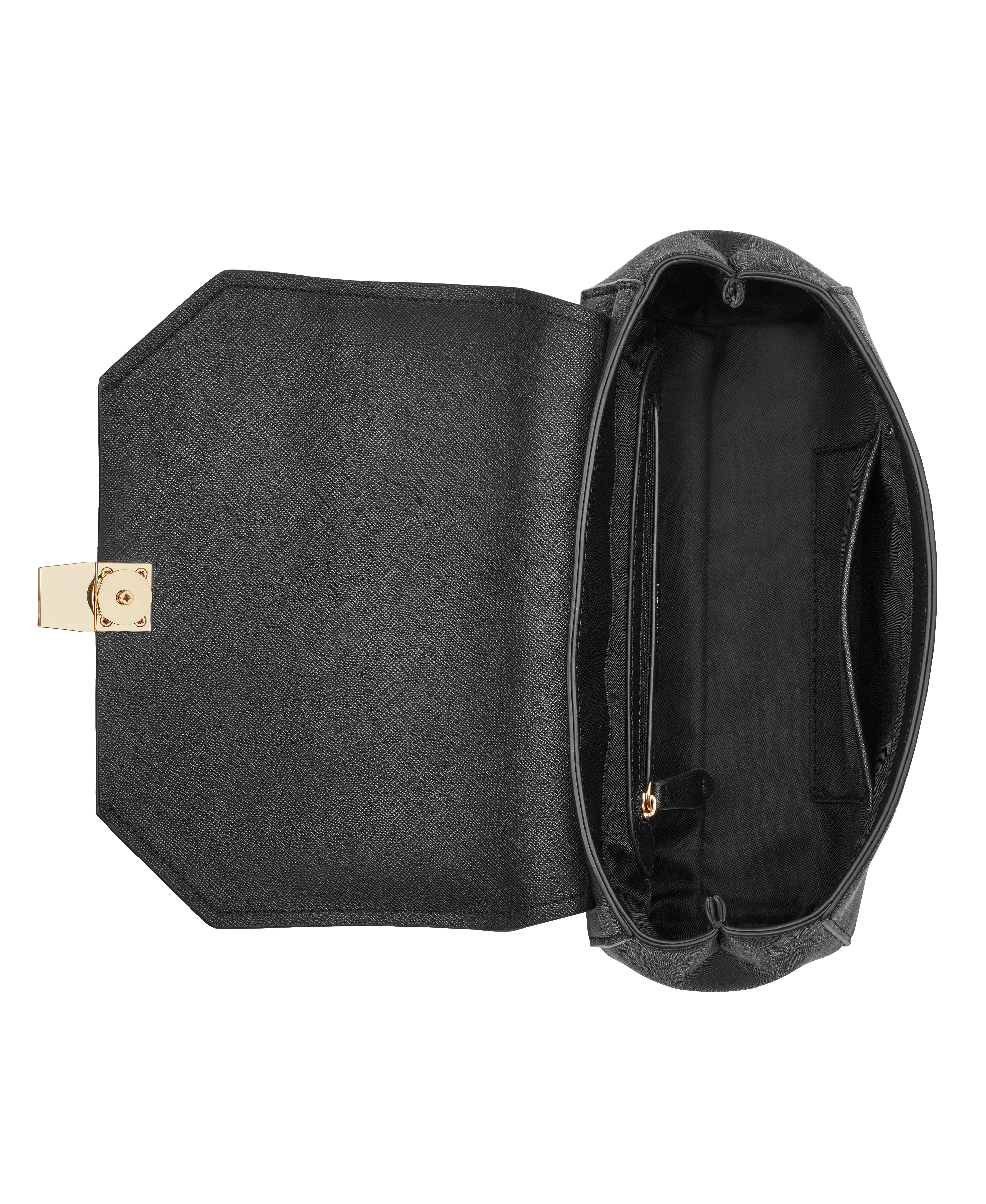 NINE WEST HANDBAGS ZENIA CONVERTIBLE XBODY FLAP BLACK - Image 4
