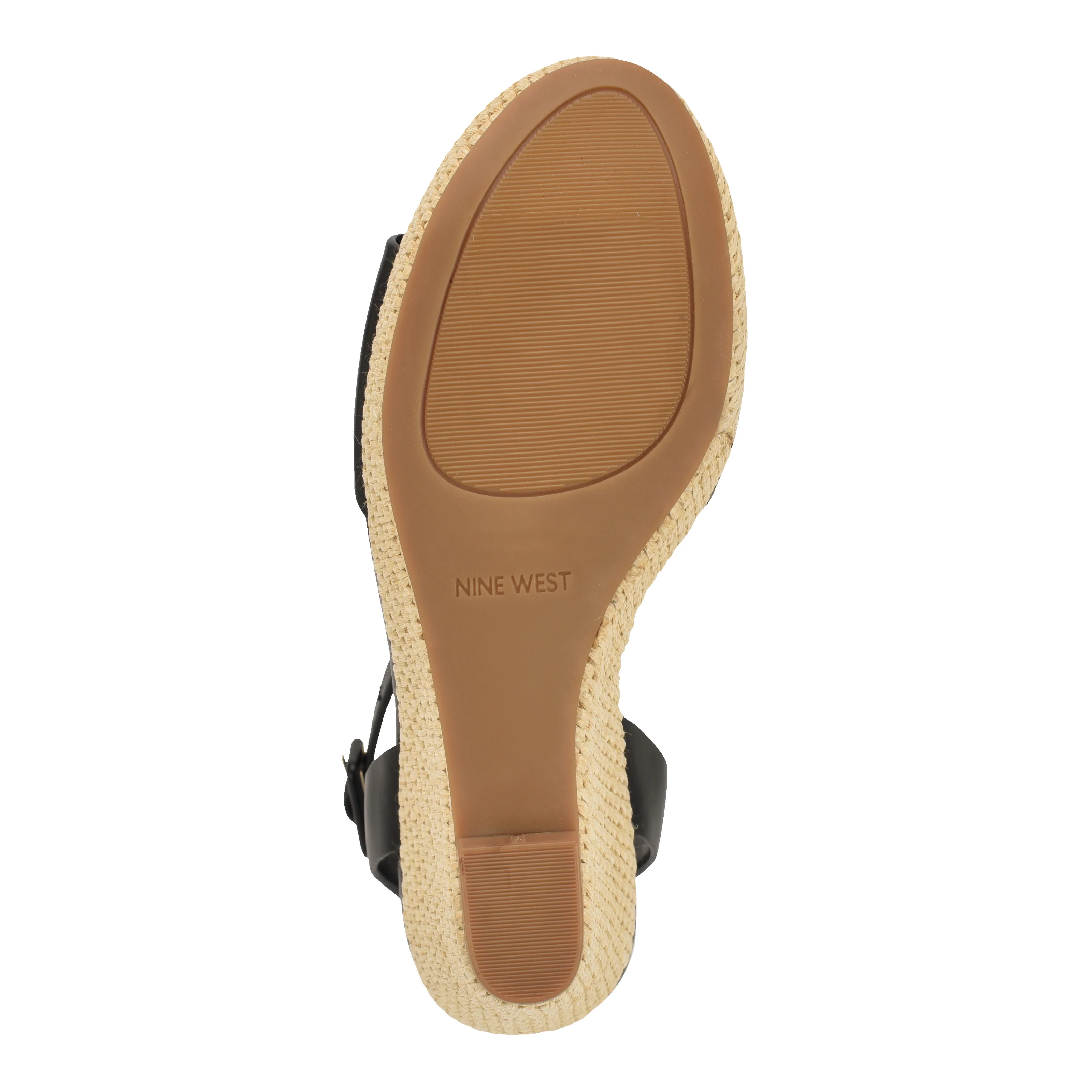 NINE WEST HANLOW3 BLACK/NEW BURNISHED PU RAW EDG - Image 6