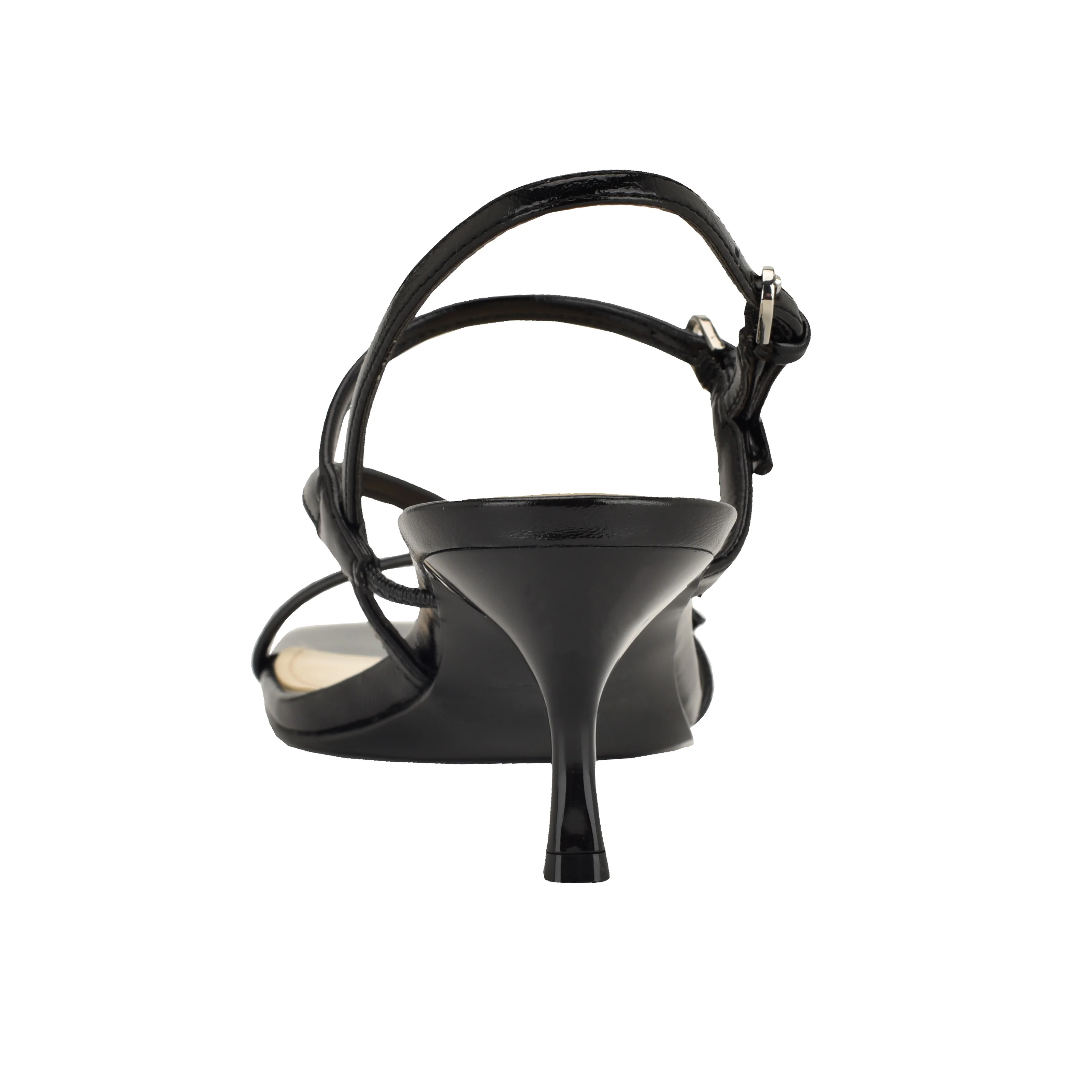 NINE WEST HAYLA3 BLACK/MINI CRINKLE PATENT PU - Image 3