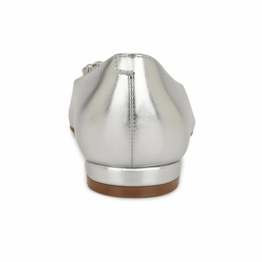 Nine West HEARTS3 SILVER/LAMINATO SOFT PU WITH F - Image 3