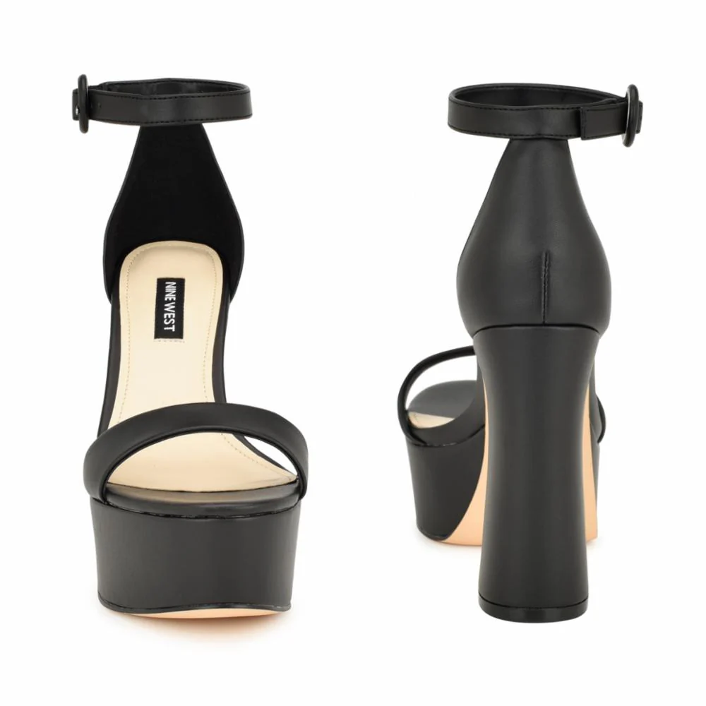 Nine West IVANA3 BLACK SUPER NAPPA PU - Image 4