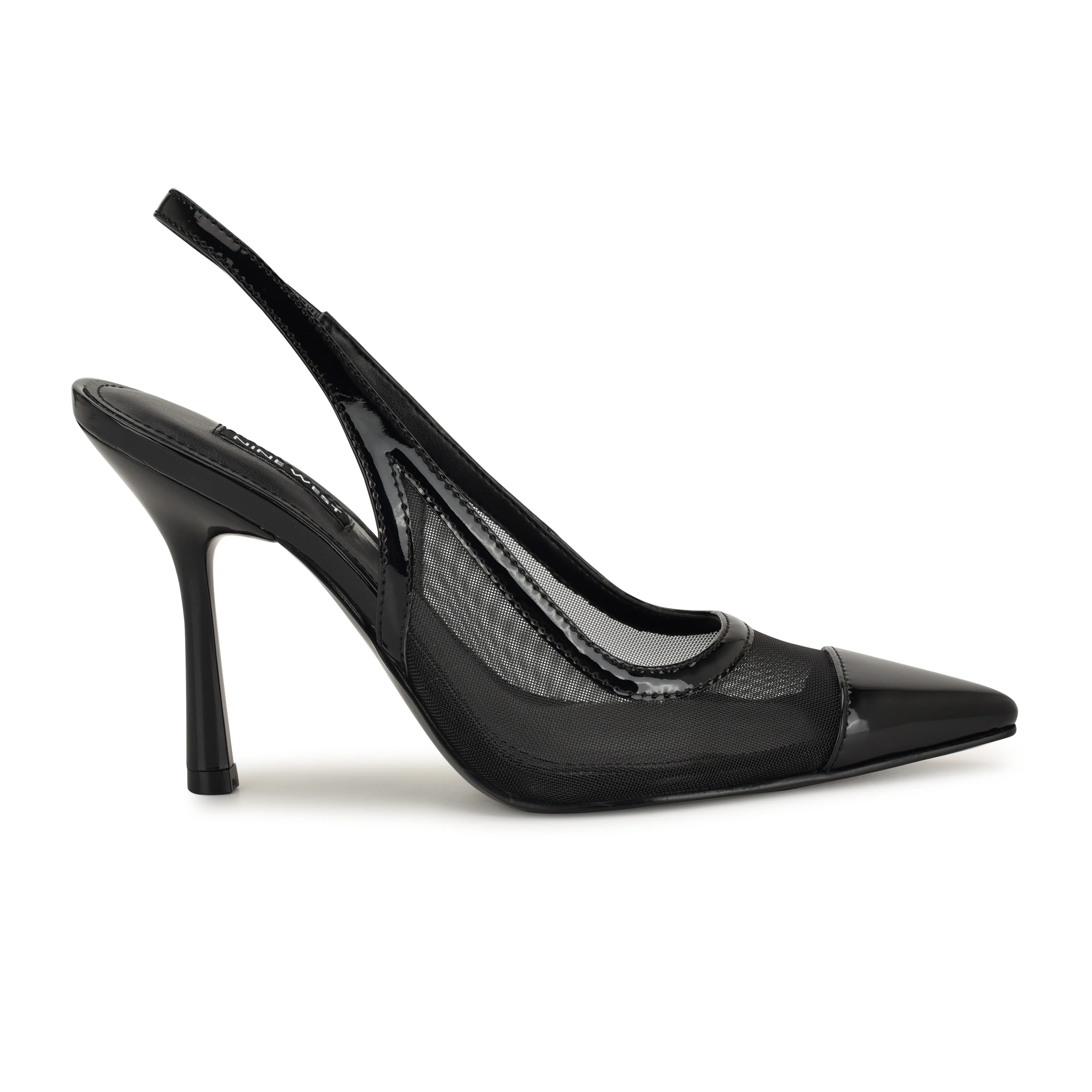 NINE WEST JERMAIN2 BLACK/NERO/FINE MESH/PREMIERE