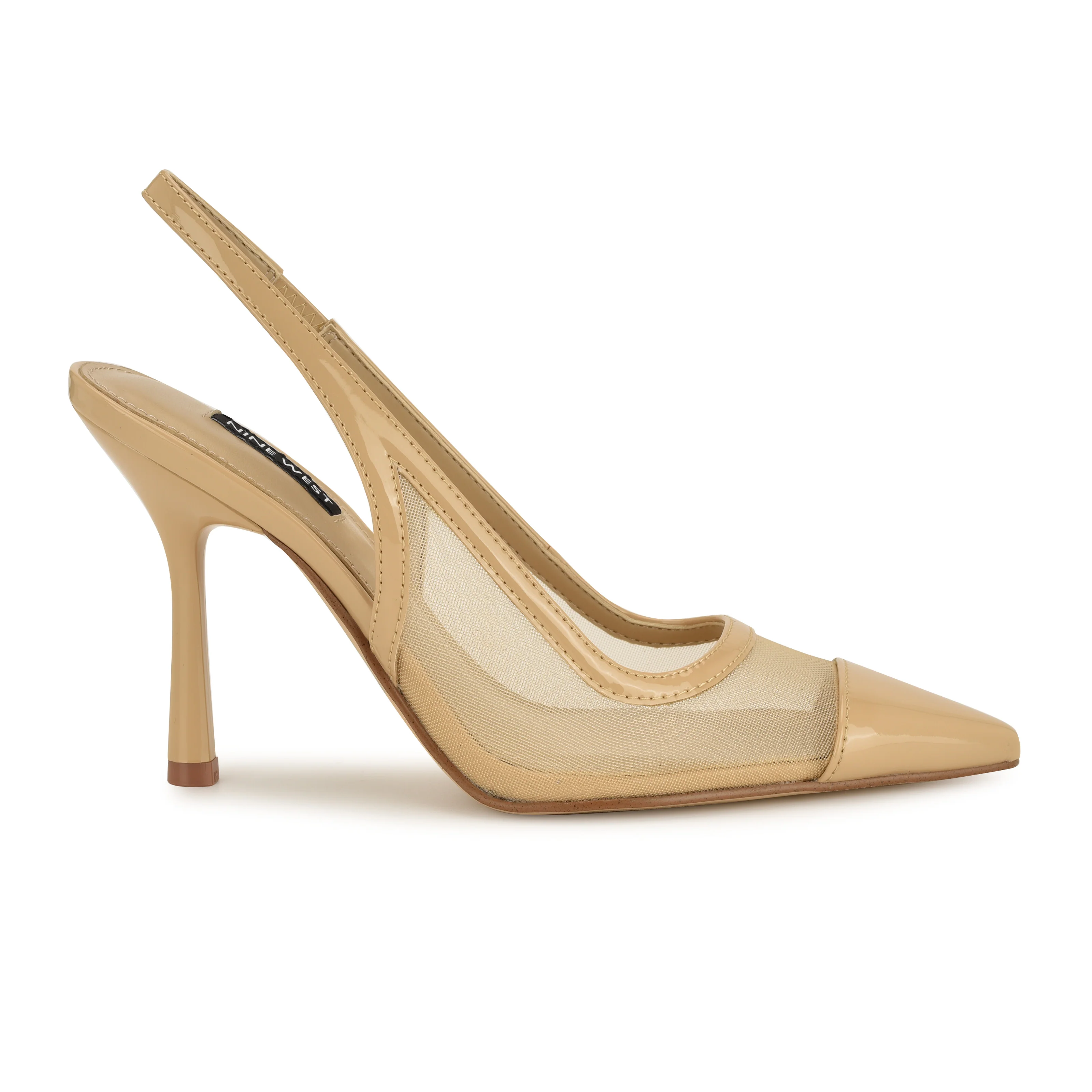 NINE WEST JERMAIN2 NEW TAN/NUDE/YOSI/FINE MESH/PR