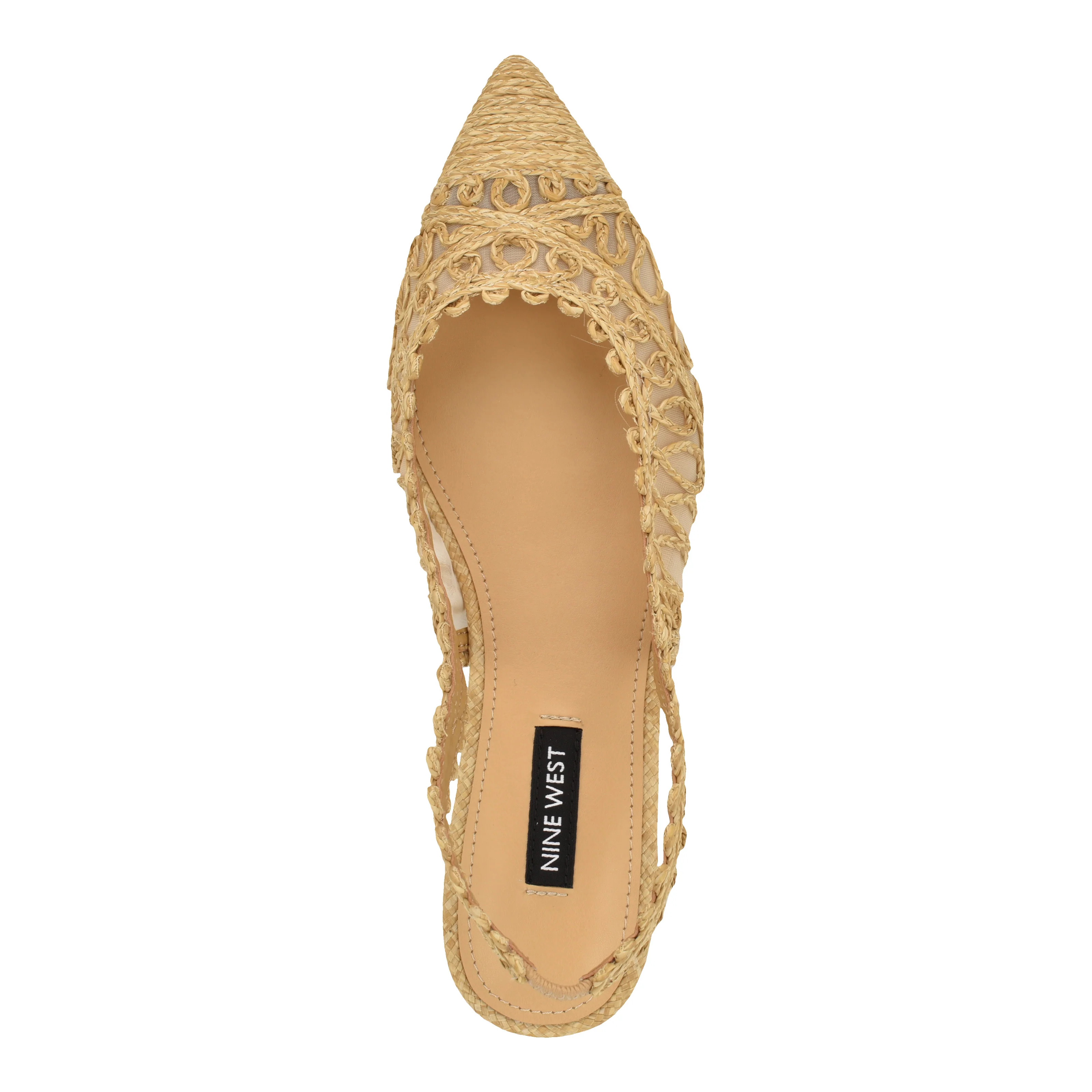 NINE WEST JOVIAS2 NATURAL13631/MESH WOVEN RAFFIA - Image 5