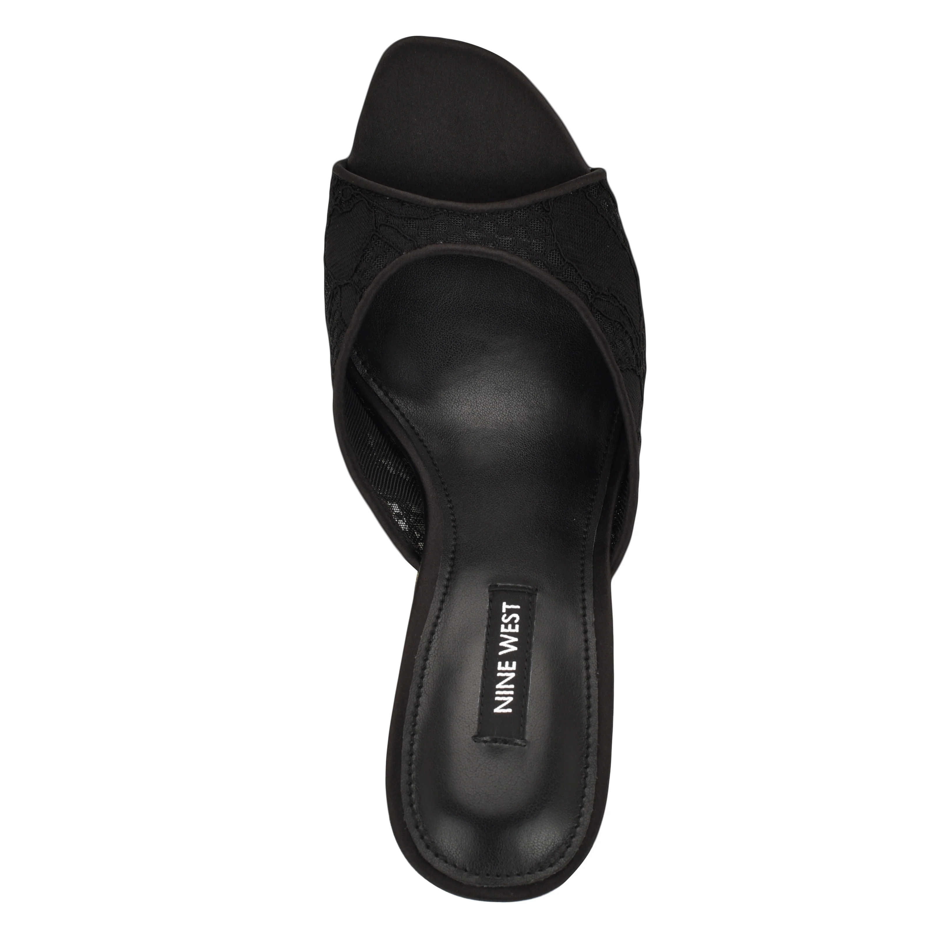 NINE WEST KISCOP2 BLACK BLACK/BLACK/LACE MESH HN - Image 5