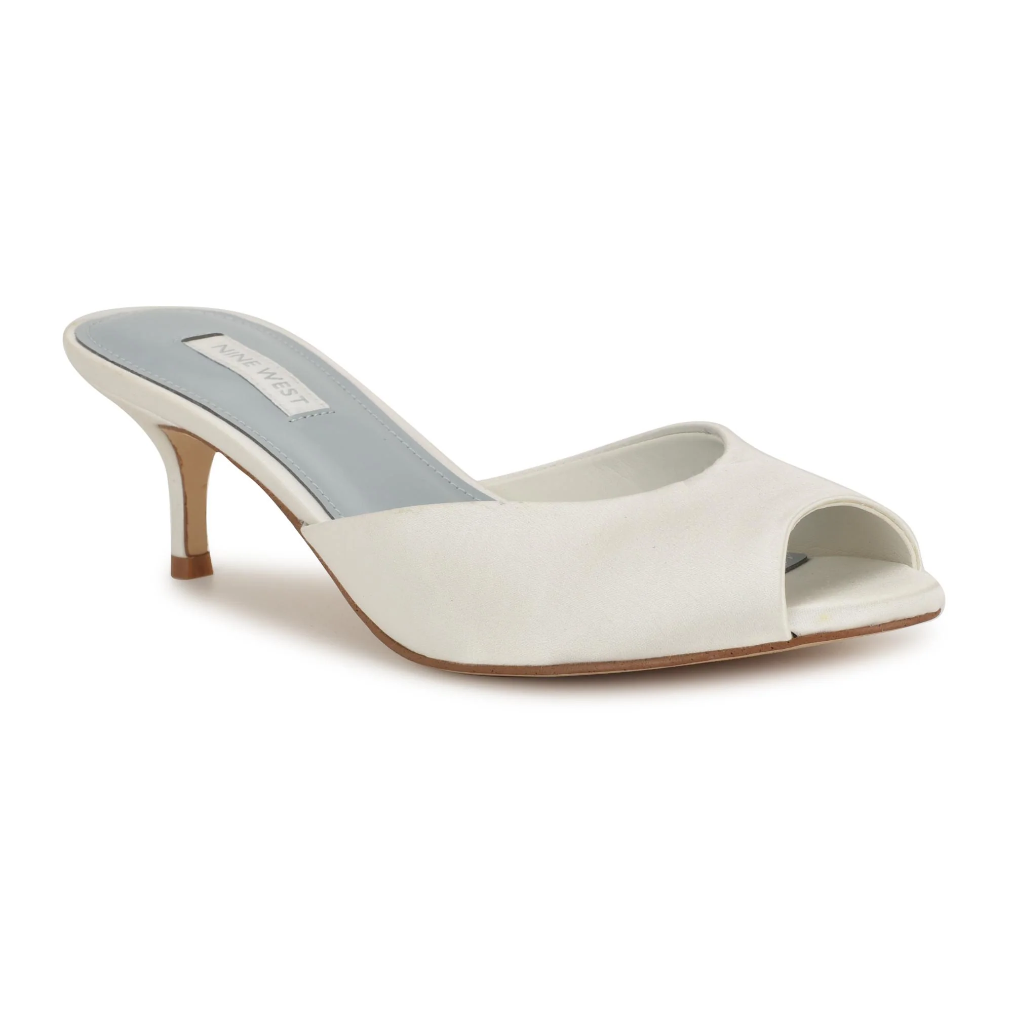 Nine West LUVLIE7 WHITE/ELEGANT LUX SATIN VF - Image 2