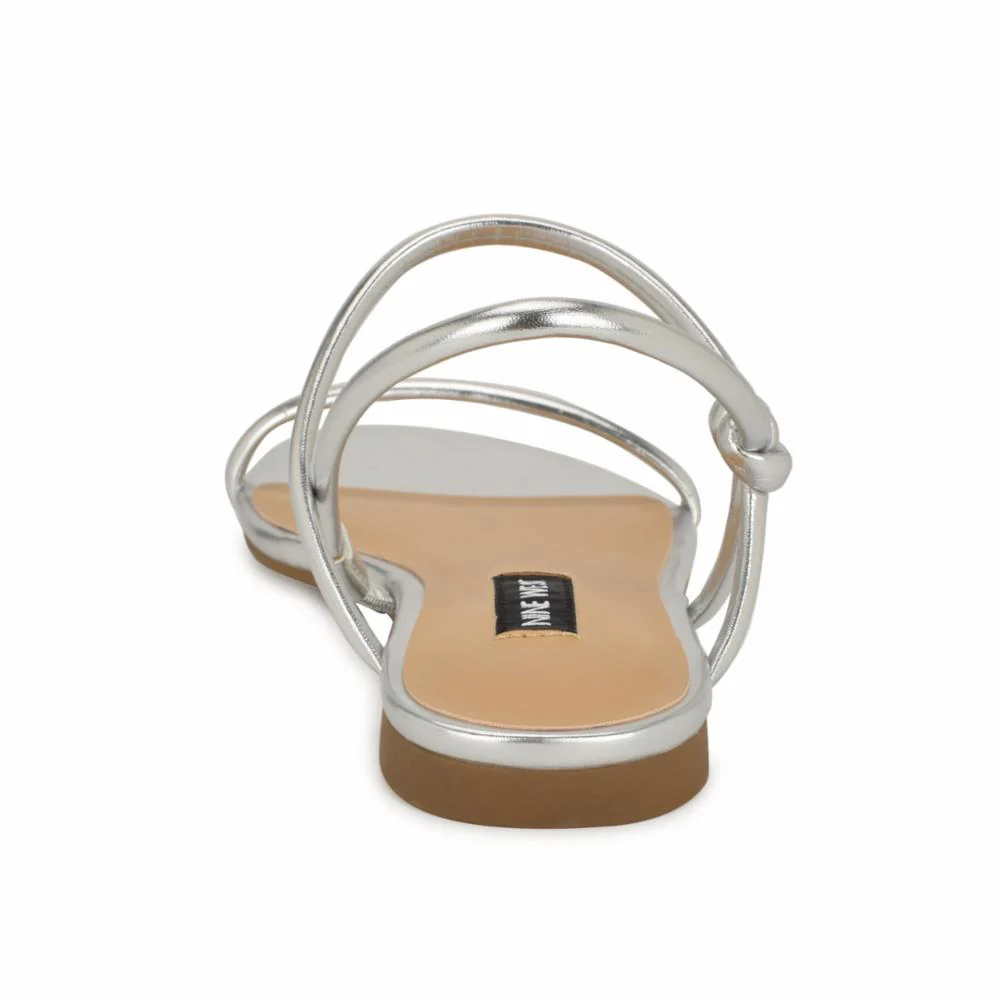 Nine West MAIZY3 SILVER/LAMINATO SOFT PU WITH F - Image 3