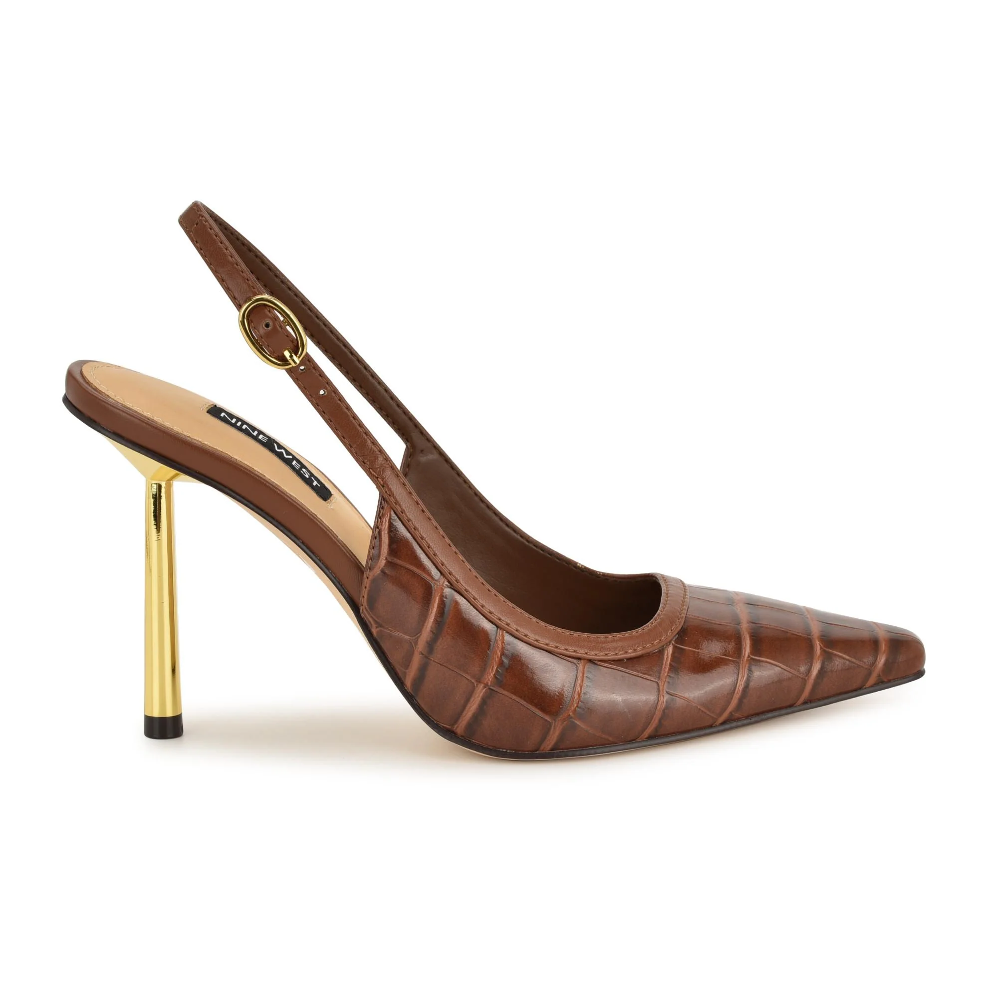 Nine West ORLANDA3 BROWN24/BROWN24/SIENA CROCO PU
