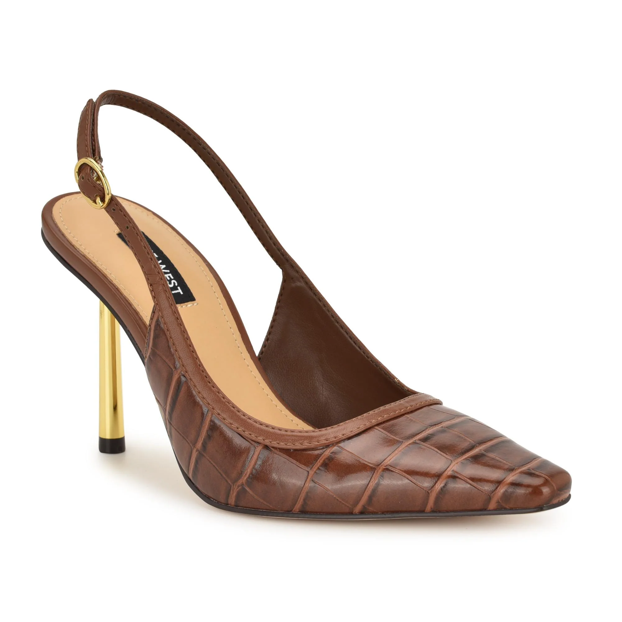Nine West ORLANDA3 BROWN24/BROWN24/SIENA CROCO PU - Image 2
