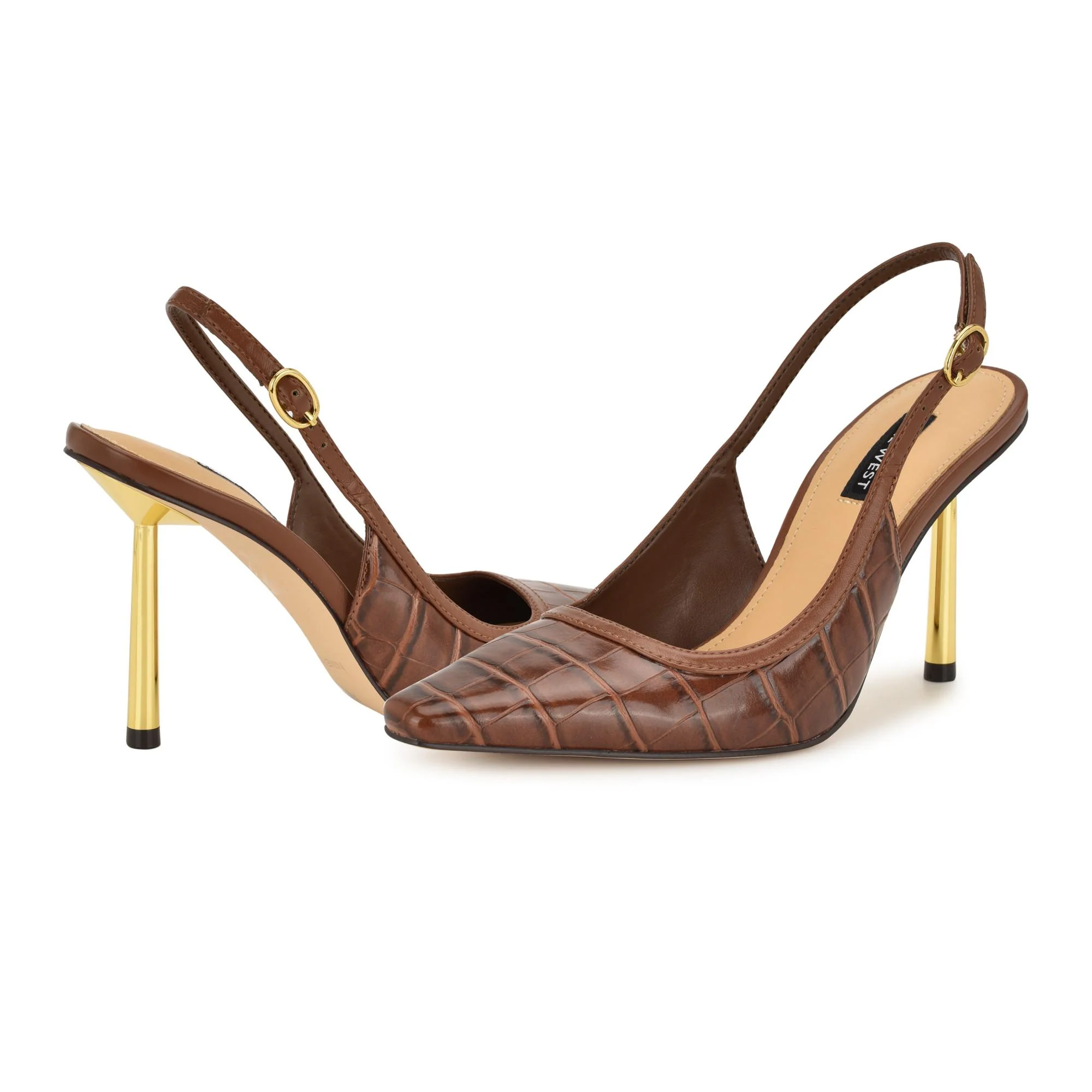 Nine West ORLANDA3 BROWN24/BROWN24/SIENA CROCO PU - Image 6