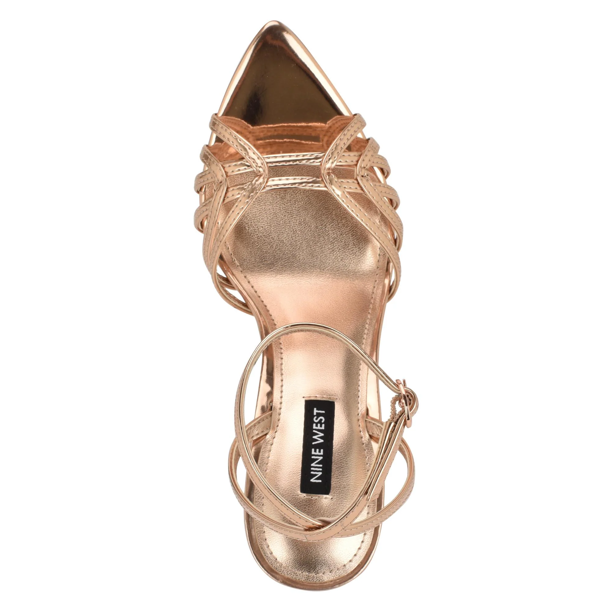 Nine West PAXAL3 ROSE GOLD7/SUPERIOR MIRROR PU - Image 4