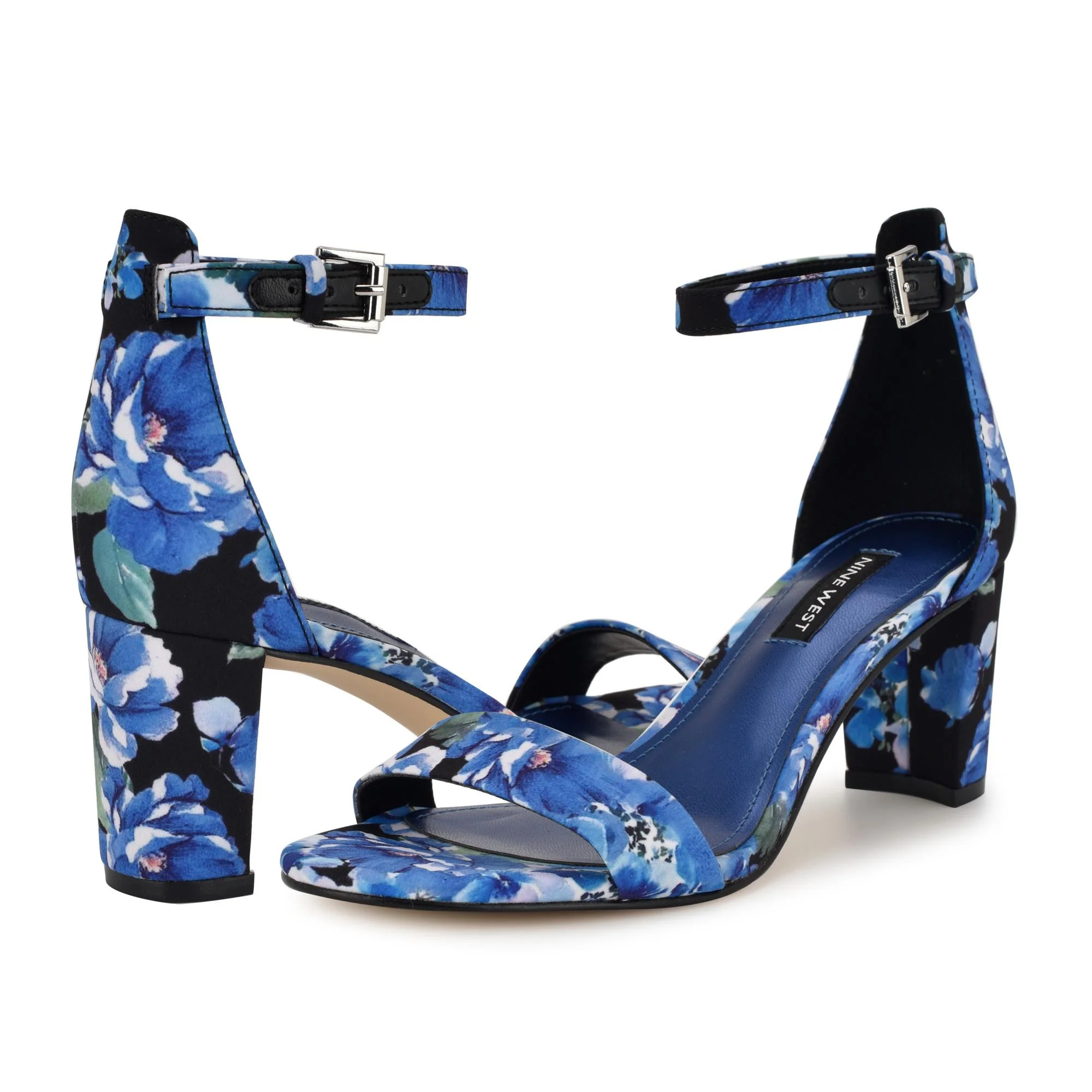 Nine West PRUCE2 BLUE MULTI/BOUQET POLYCREPE - Image 6