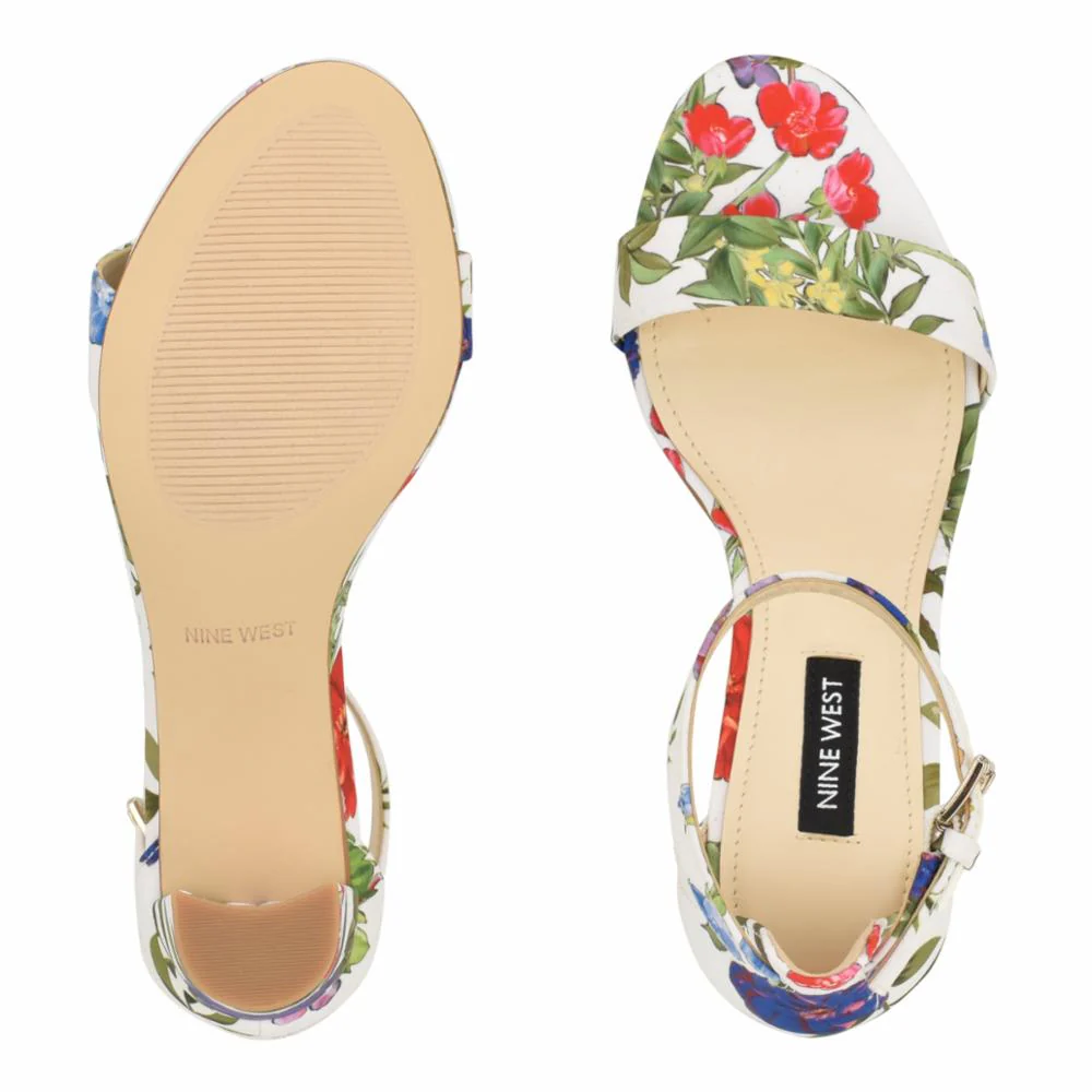 Nine West PRUCE2 WHITE MULTI/GARDEN PARTY PRINT - Image 5
