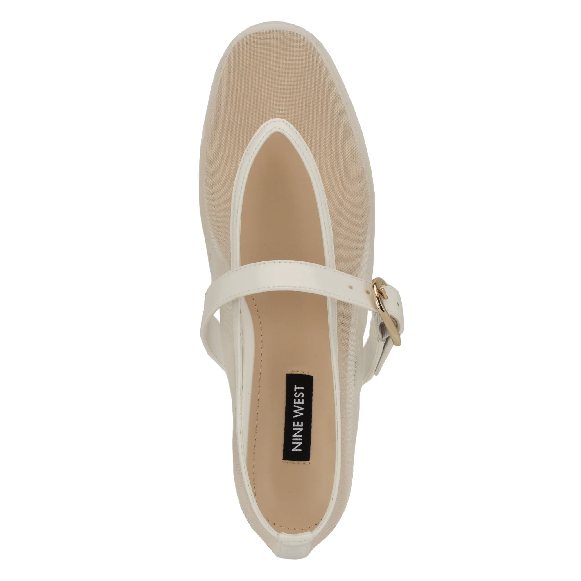 NINE WEST VANCEEN2 WHITE/WHITE/FINE MESH/JC MATTE - Image 4