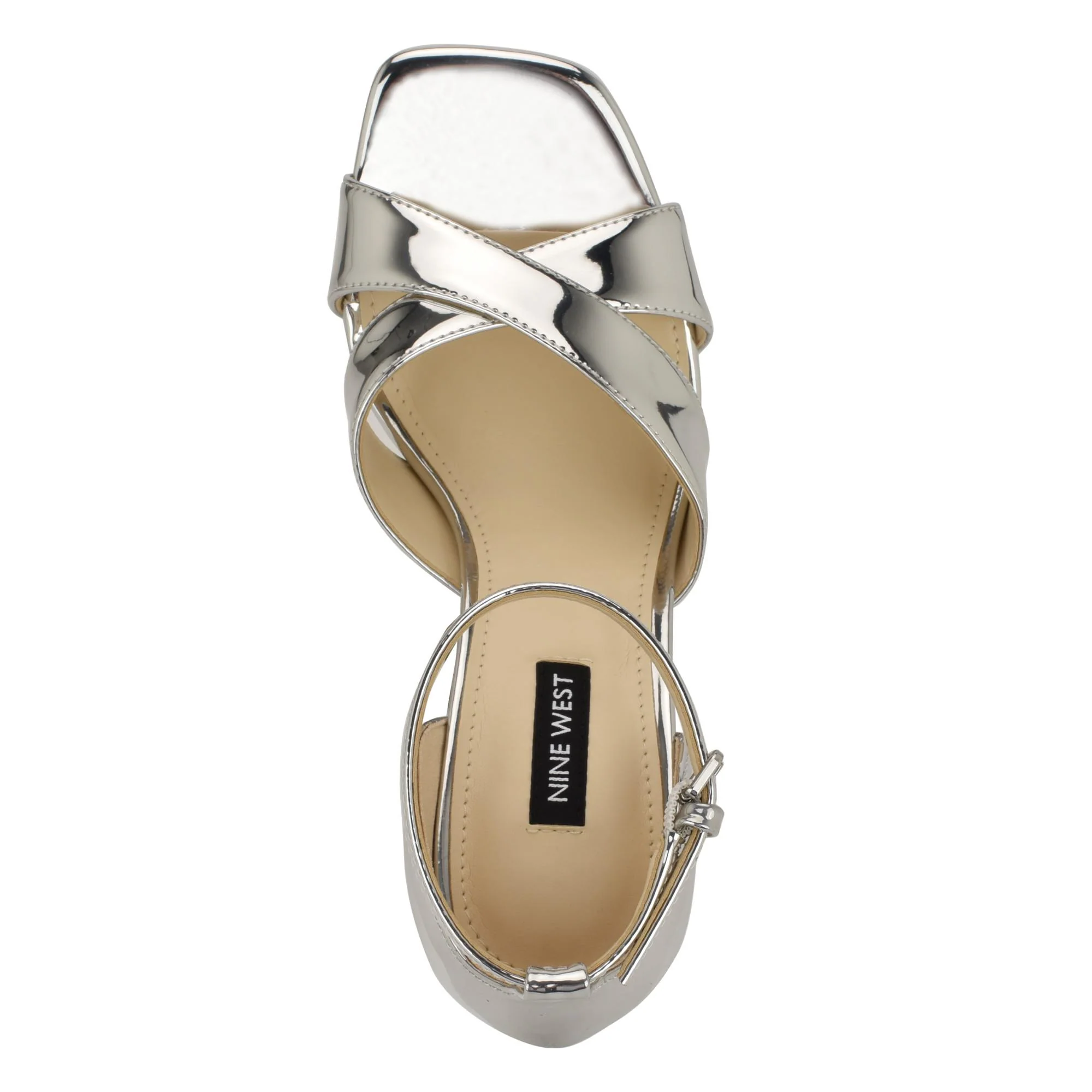 Nine West VICKY3 SILVER02/SUPERIOR MIRROR PU CM - Image 5