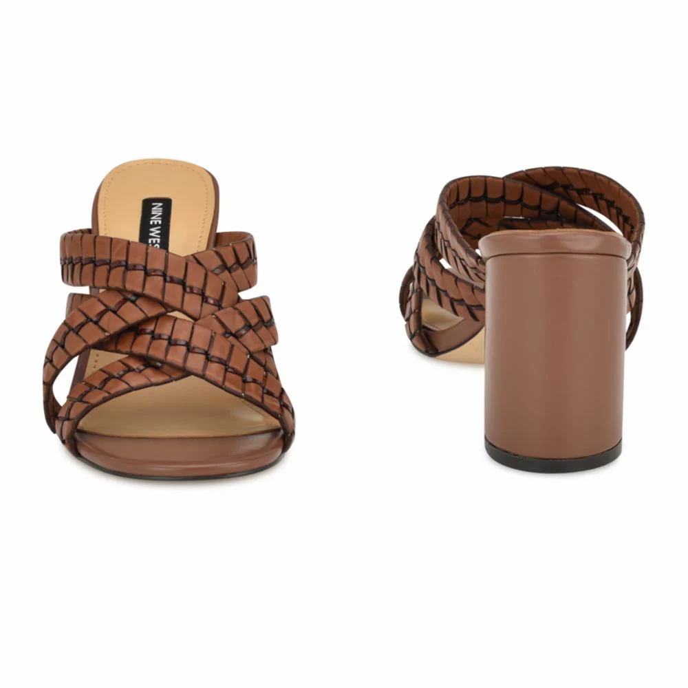 Nine West WENEA3 BROWN85353/JC WOVEN PUTPU - Image 4