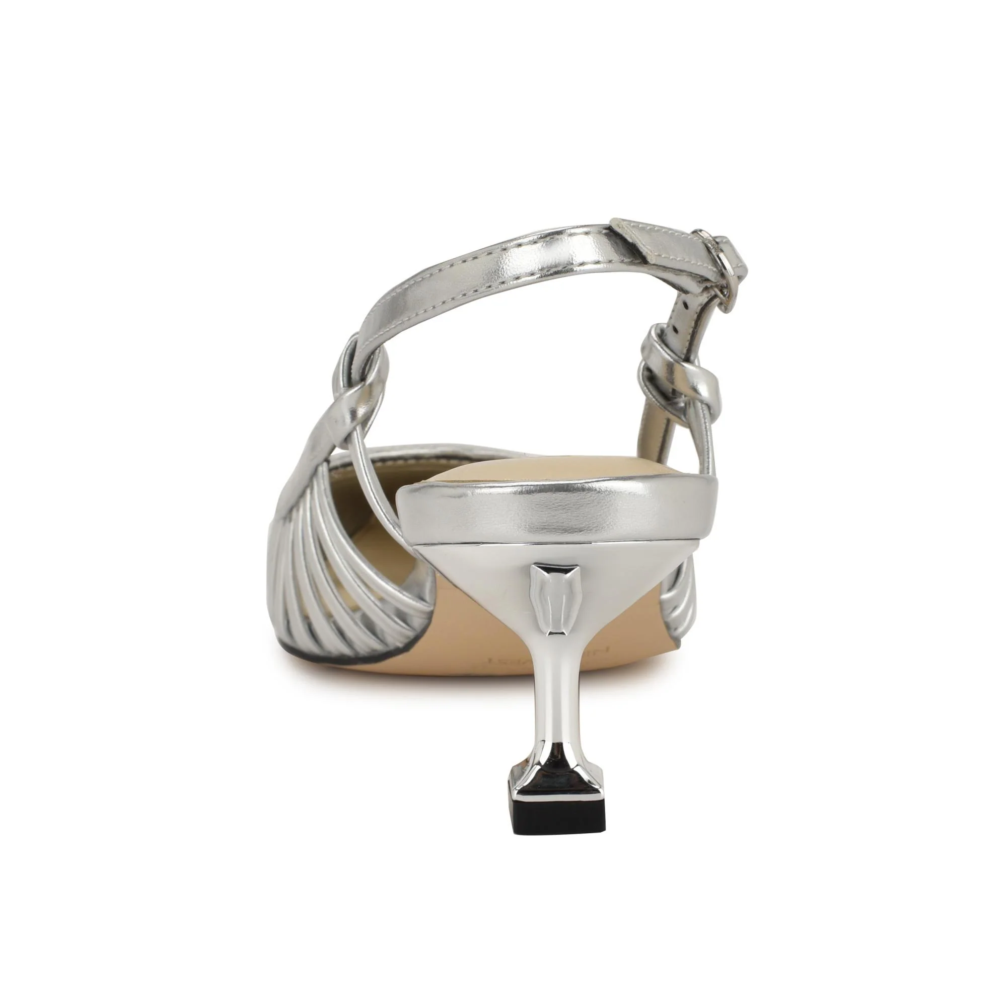 Nine West WHITT3 SILVER/LAMINATO SOFT PU WITH F - Image 3