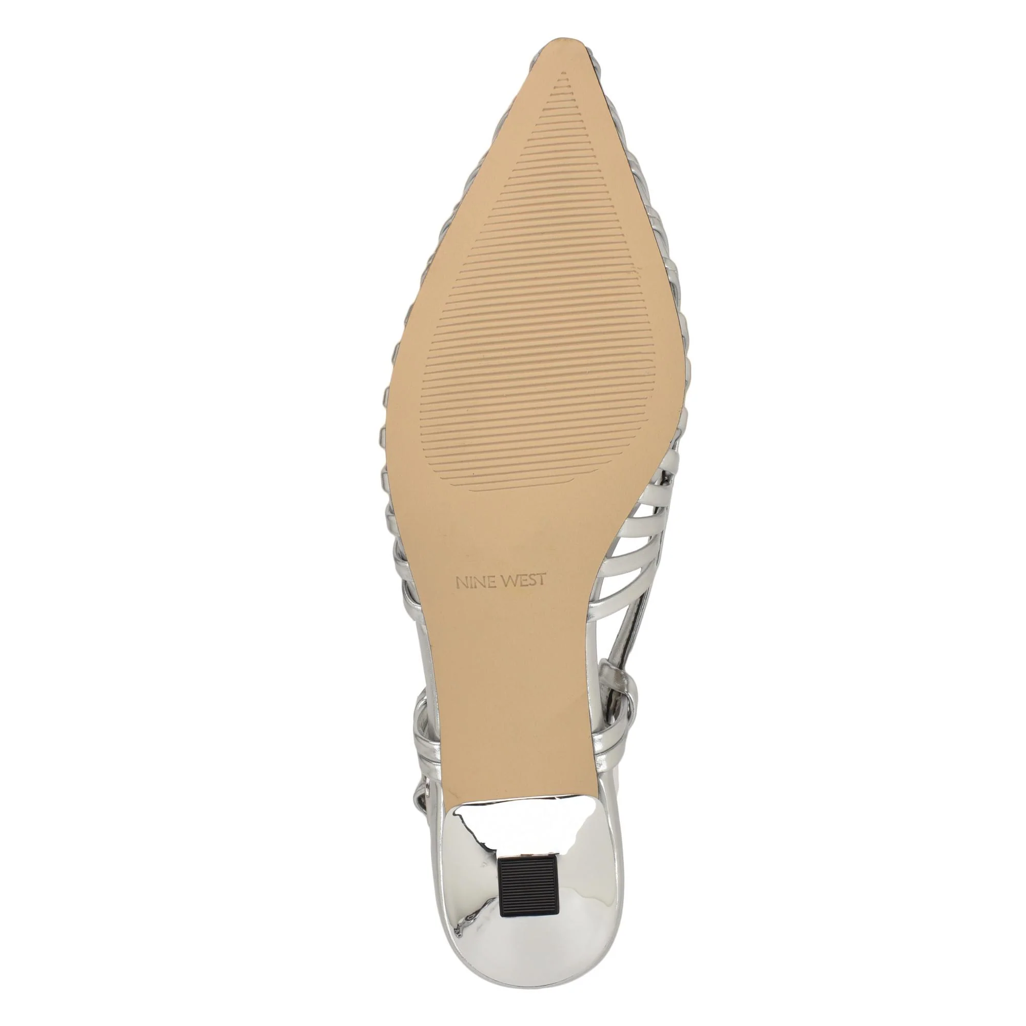 Nine West WHITT3 SILVER/LAMINATO SOFT PU WITH F - Image 5